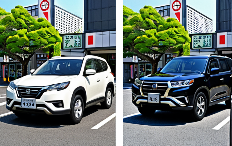 Okay, here are two image prompt suggestions in English, based on the provided text, and aimed at highlighting the appeal of the Venue compact SUV in an urban Japanese context: