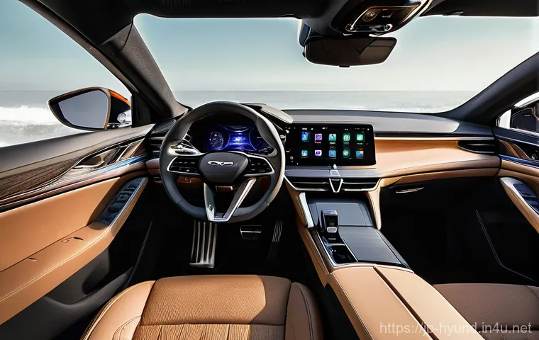 현대 제네시스 GV70 전기차 출시 소식 - **Urban Elegance & Future Mobility:** A pristine, sleek Genesis GV70 Electric Vehicle in a sophistic...