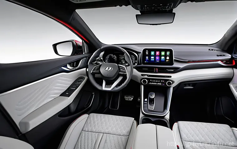 현대 투싼 N 라인 디자인 특징 - **Image Prompt 1: Dynamic Urban Presence**
    "A sleek and sporty Hyundai Tucson N Line, featuring ...