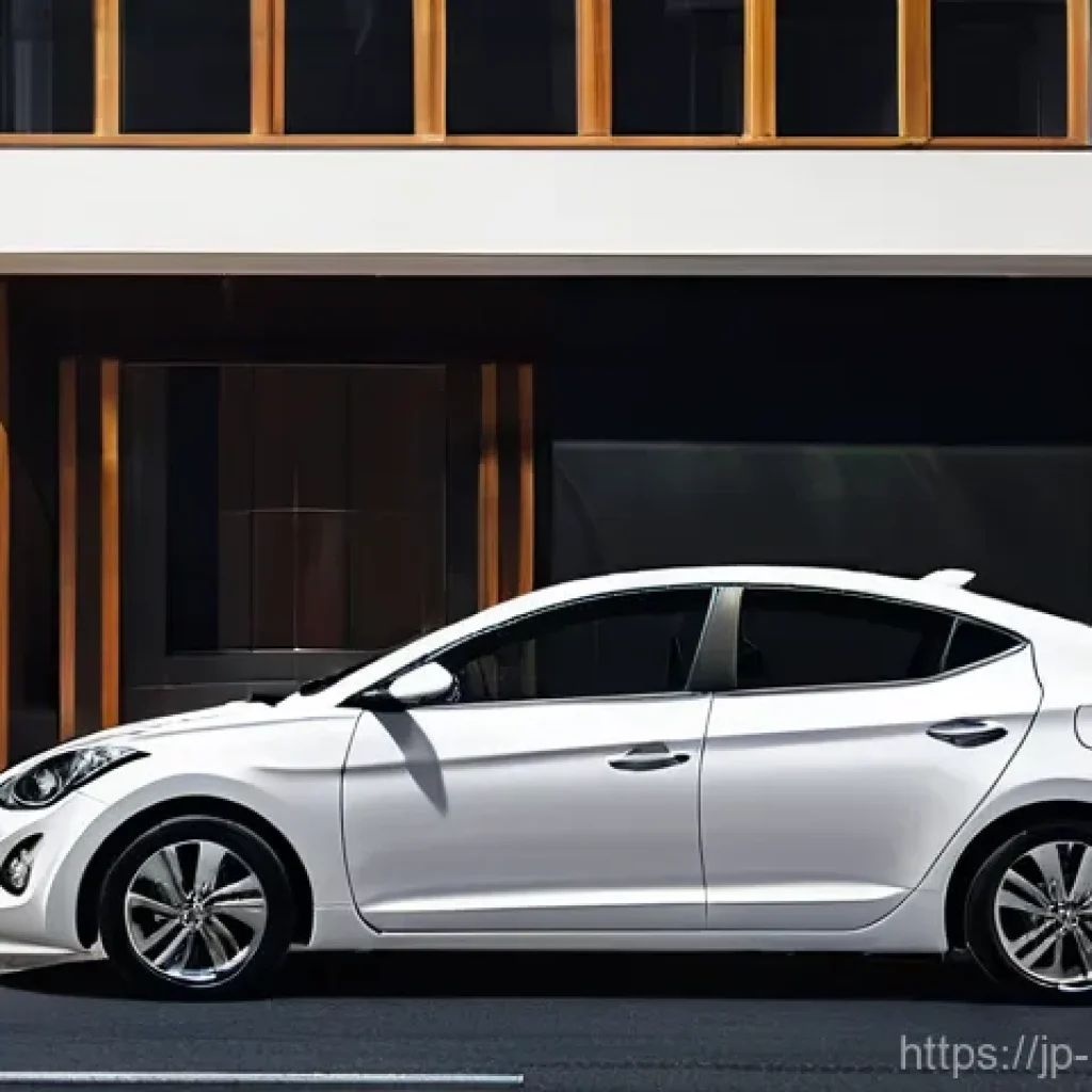 현대 아반떼와 현대 코나 연비 비교 - **Prompt for Hyundai Avante (Elantra) - Sophisticated Sedan Style**
    "A sleek and elegant Hyundai...